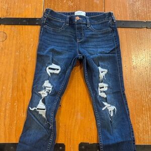Abercrombie kids mid-rise pull on jean legging